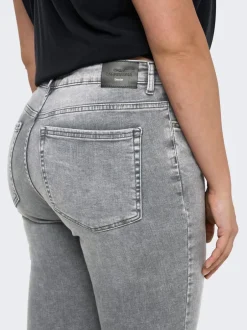 Outlet CARWILLY Sweet flared fit Cropped Jeans Dame Jeans|Jeans