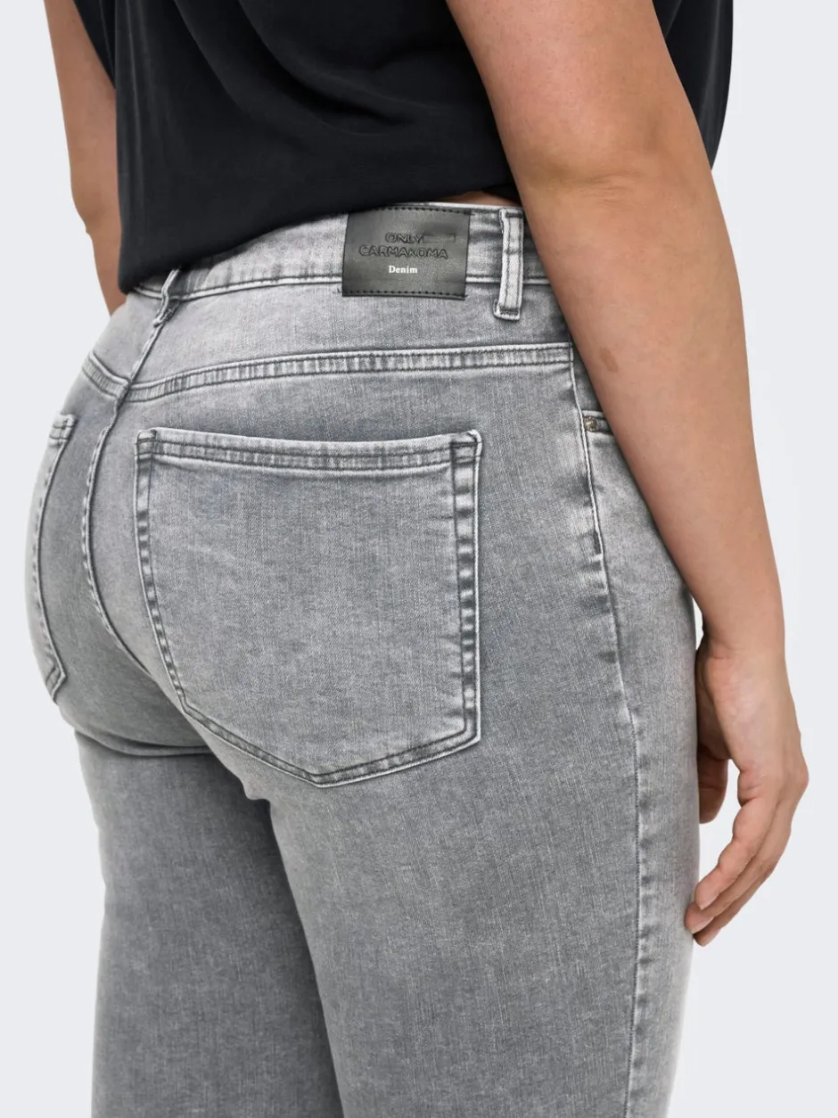 Outlet CARWILLY Sweet flared fit Cropped Jeans Dame Jeans|Jeans