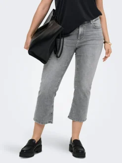 Outlet CARWILLY Sweet flared fit Cropped Jeans Dame Jeans|Jeans