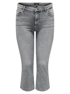 Outlet CARWILLY Sweet flared fit Cropped Jeans Dame Jeans|Jeans