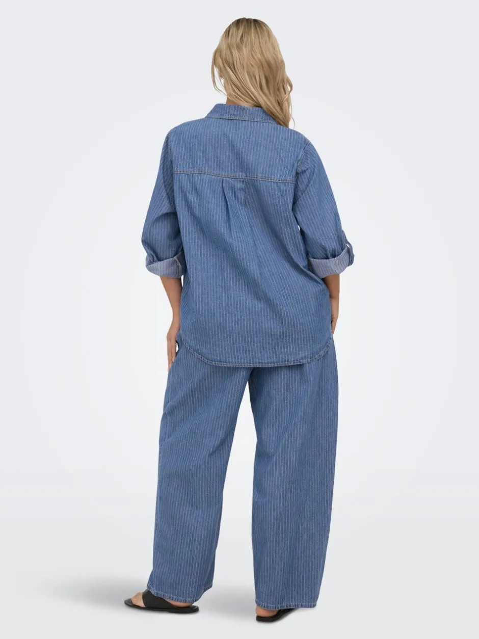 Discount CARYASMIN Wide leg fit Bukser i wide fit Dame Bukser