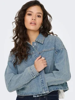 Hot JDYASPEN Denimjakke Dame Jakker Og Frakker