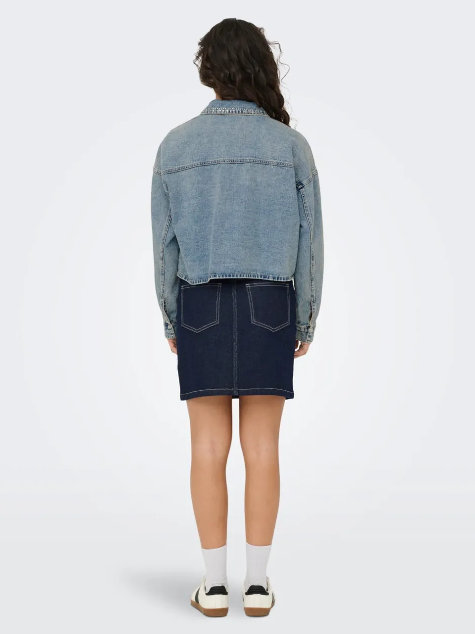 Hot JDYASPEN Denimjakke Dame Jakker Og Frakker