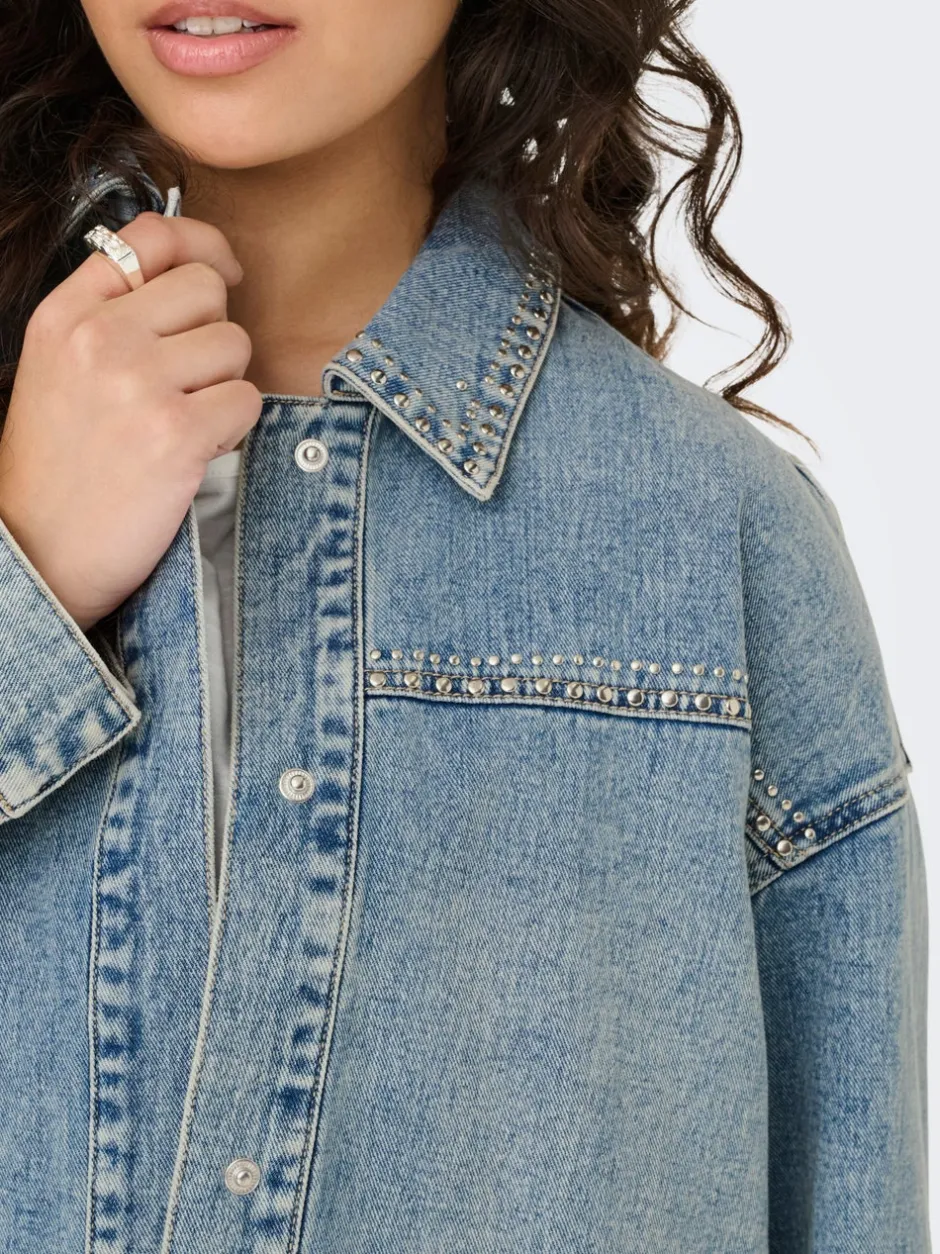 Hot JDYASPEN Denimjakke Dame Jakker Og Frakker