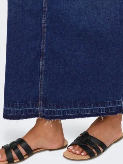 New JDYBELLA Denim Denim-nederdel Lang nederdel Dame Nederdele|Denimnederdele