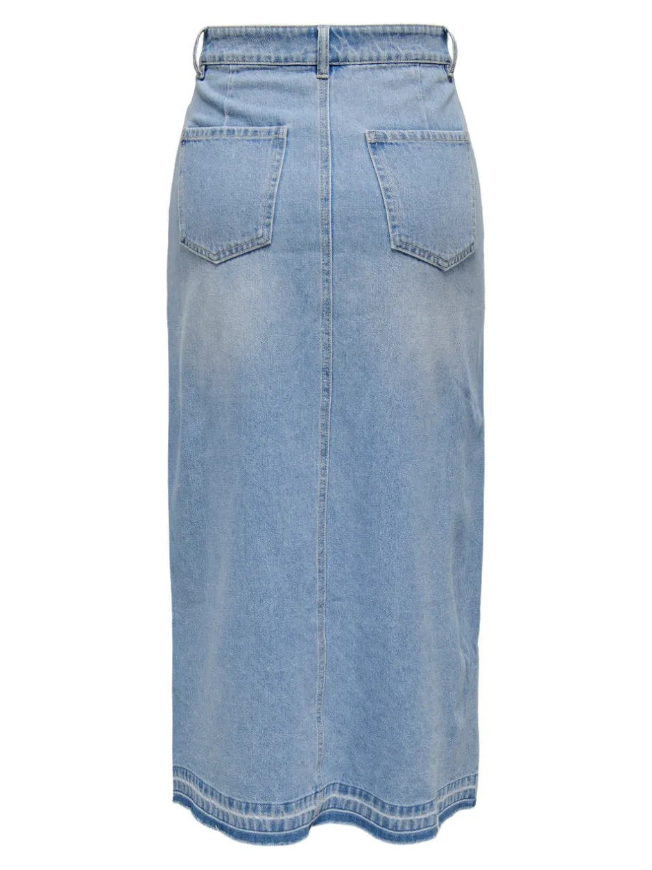Online JDYBELLA Denim Denim-nederdel Midinederdel Dame Nederdele|Denimnederdele