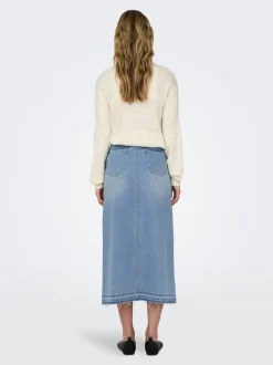 Online JDYBELLA Denim Denim-nederdel Midinederdel Dame Nederdele|Denimnederdele
