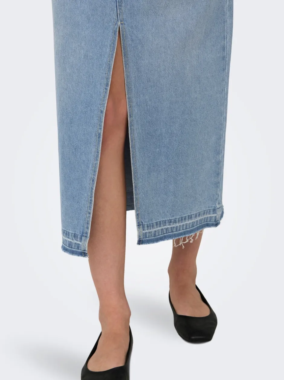 Online JDYBELLA Denim Denim-nederdel Midinederdel Dame Nederdele|Denimnederdele