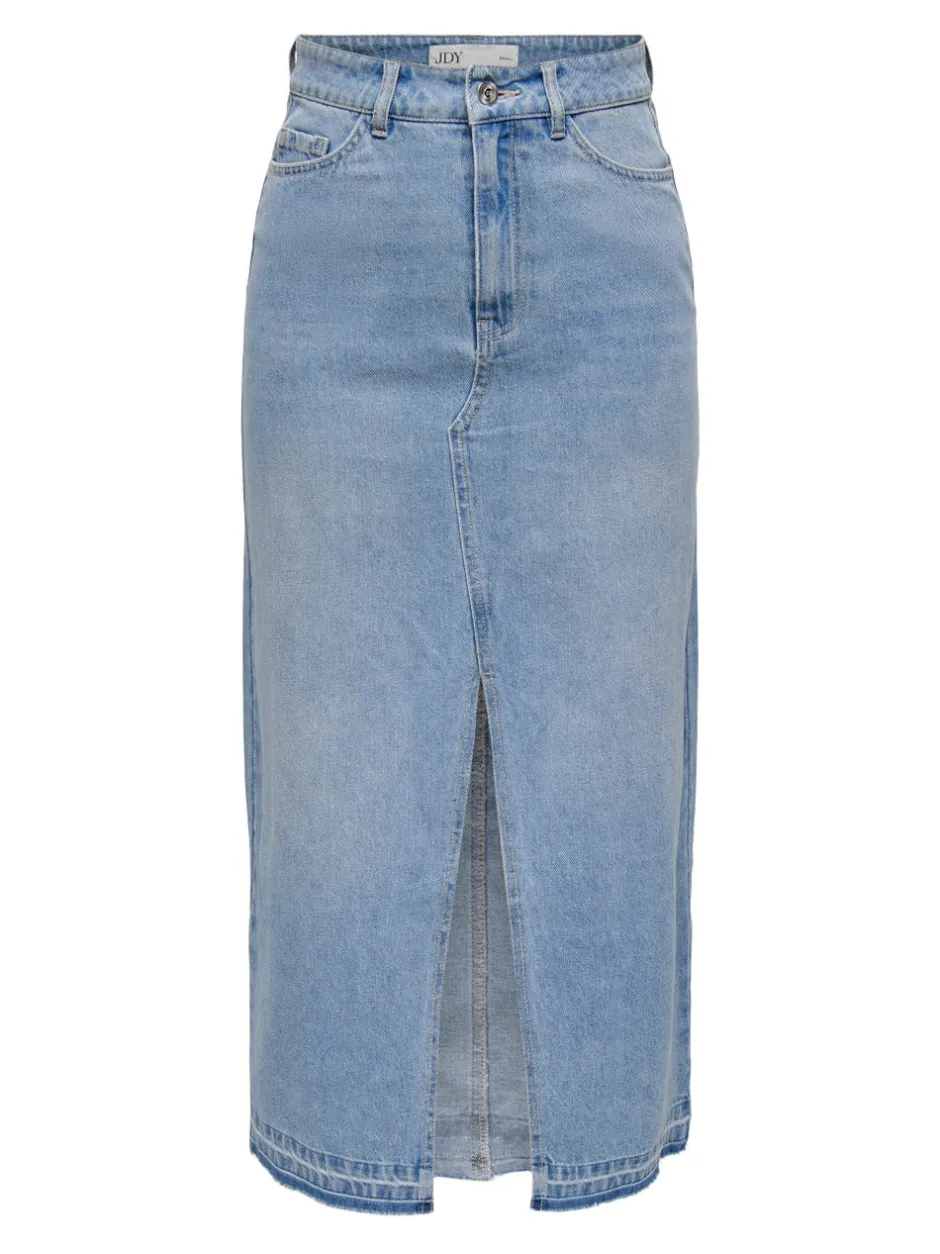 Online JDYBELLA Denim Denim-nederdel Midinederdel Dame Nederdele|Denimnederdele