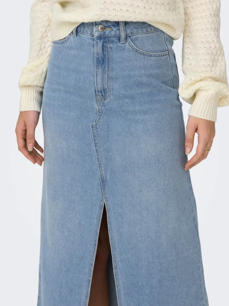 Online JDYBELLA Denim Denim-nederdel Midinederdel Dame Nederdele|Denimnederdele