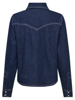 Hot JDYBELLA Denim-skjorte Dame Double Denim|Skjorter