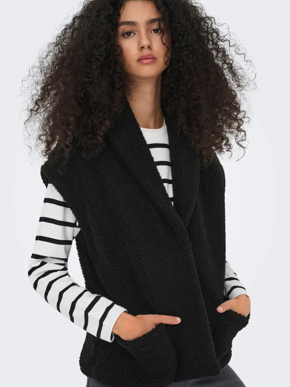 Sale JDYBIRDY Teddy-vest Dame Jakker Og Frakker