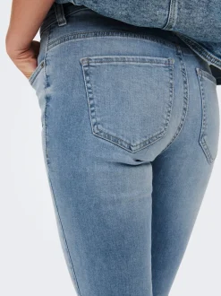 Sale JDYBLUME Mellemhøj talje Skinny fit Jeans Dame Jeans|Jeans