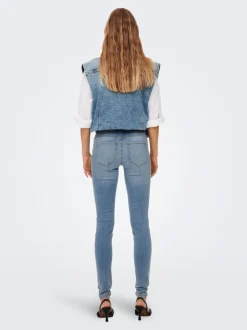 Sale JDYBLUME Mellemhøj talje Skinny fit Jeans Dame Jeans|Jeans
