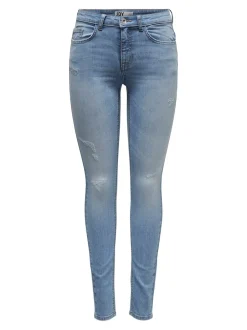 Sale JDYBLUME Mellemhøj talje Skinny fit Jeans Dame Jeans|Jeans