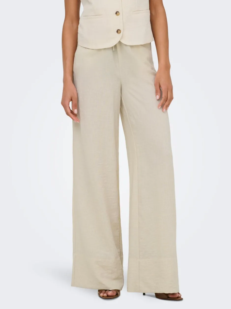 Online JDYCARA Wide leg fit Bukser i wide fit Dame Bukser