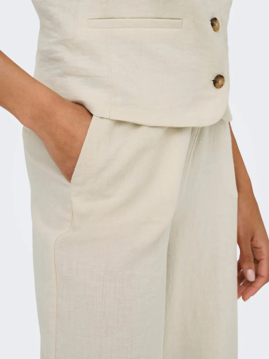 Online JDYCARA Wide leg fit Bukser i wide fit Dame Bukser