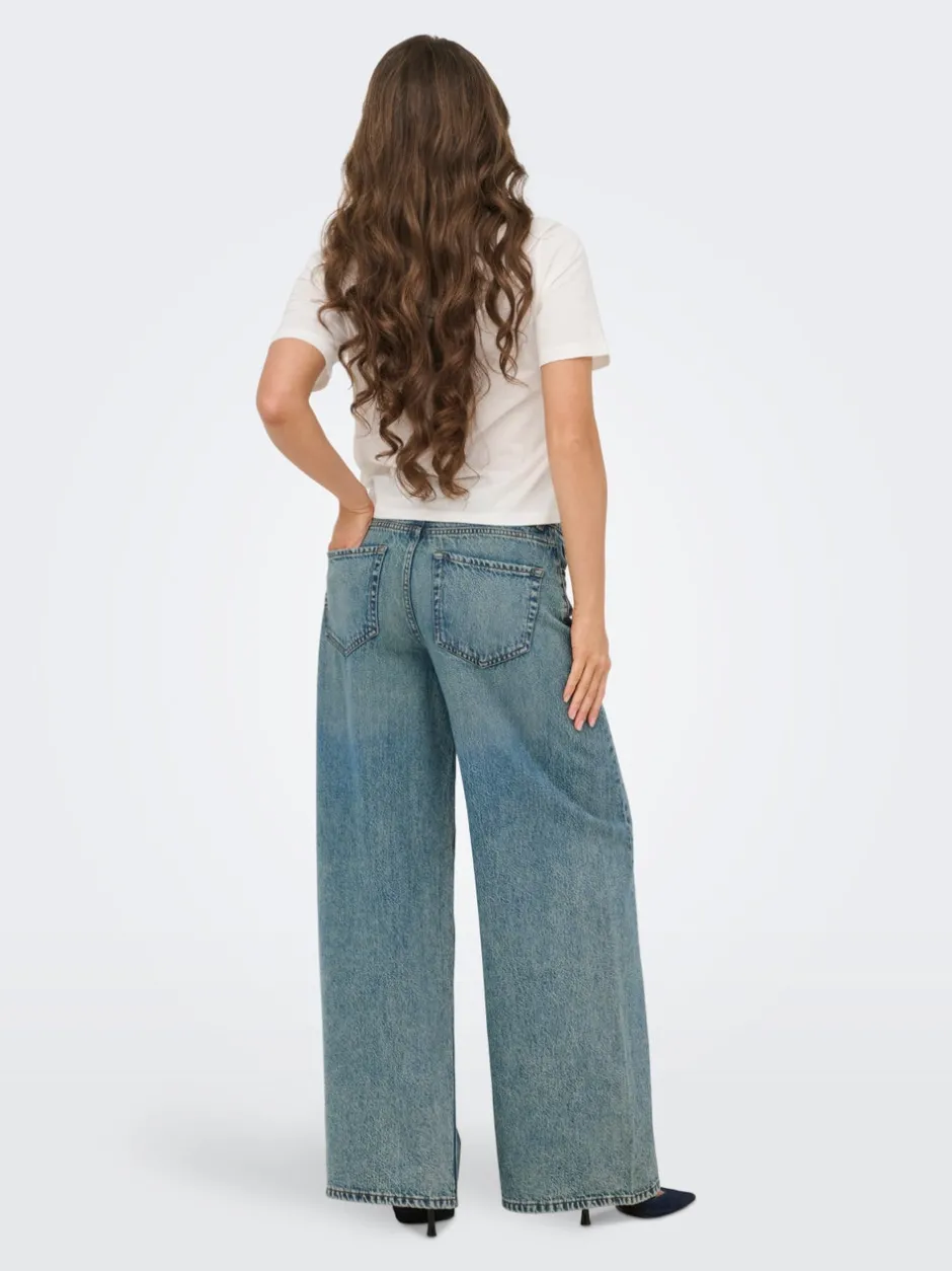 JDYCARINA Høj talje Wide leg fit Jeans Dame Jeans|Jeans