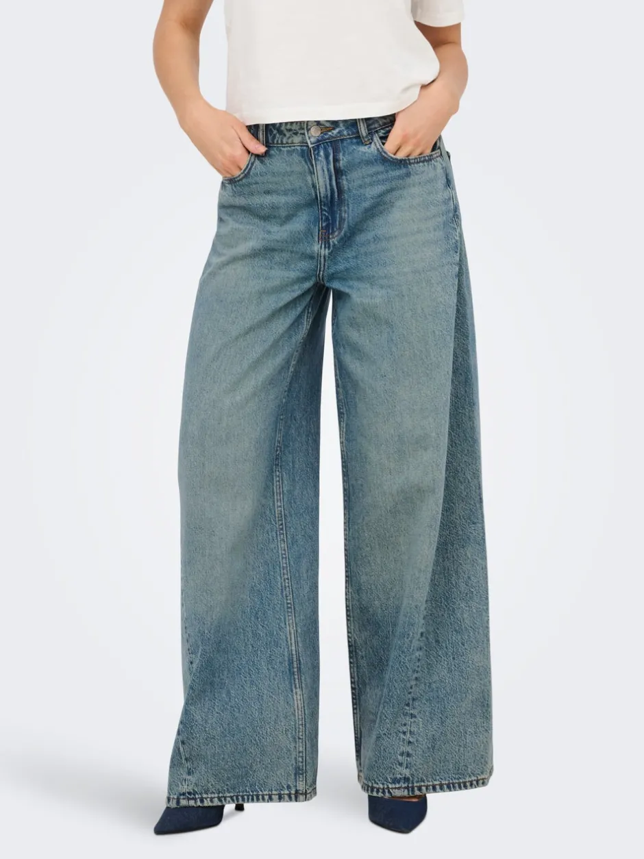 JDYCARINA Høj talje Wide leg fit Jeans Dame Jeans|Jeans