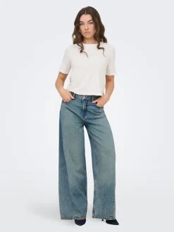 JDYCARINA Høj talje Wide leg fit Jeans Dame Jeans|Jeans