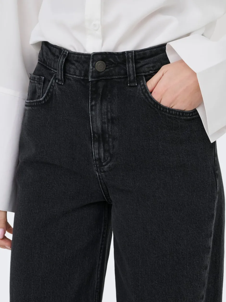 Outlet JDYCARINA Høj talje Wide leg fit Jeans Dame Jeans|Jeans