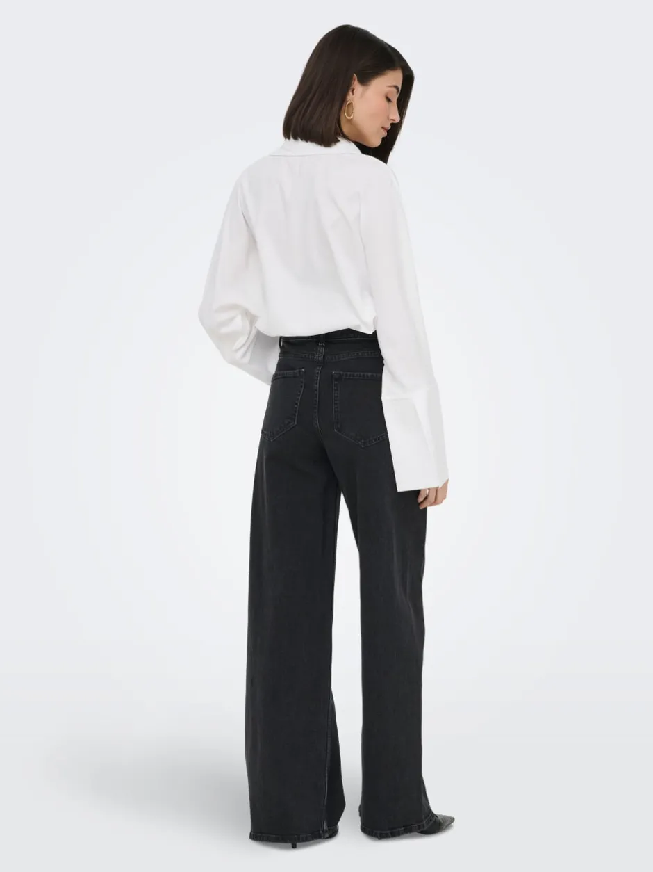 Outlet JDYCARINA Høj talje Wide leg fit Jeans Dame Jeans|Jeans