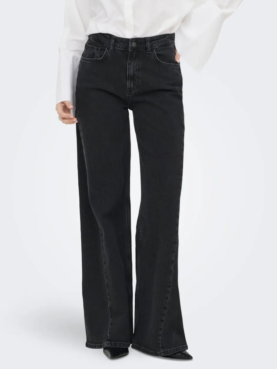 Outlet JDYCARINA Høj talje Wide leg fit Jeans Dame Jeans|Jeans