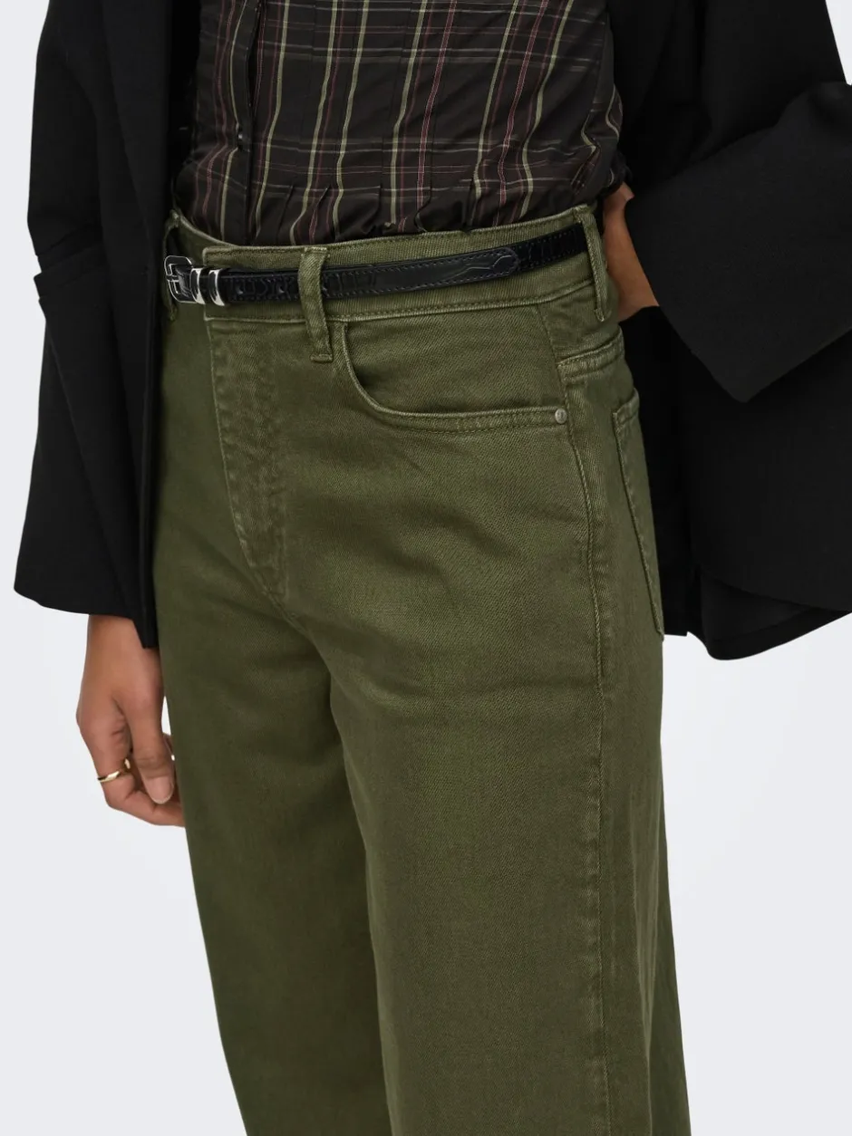 Discount JDYCARINA Høj talje Wide leg fit Jeans Dame Jeans|Jeans