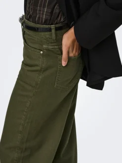 Discount JDYCARINA Høj talje Wide leg fit Jeans Dame Jeans|Jeans