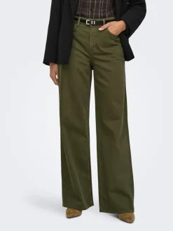 Discount JDYCARINA Høj talje Wide leg fit Jeans Dame Jeans|Jeans