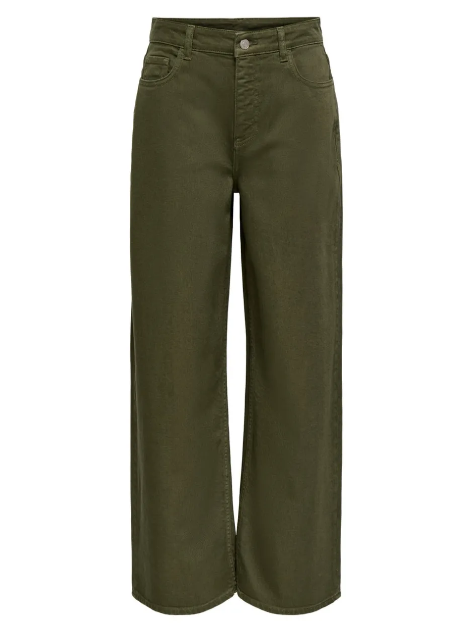 Discount JDYCARINA Høj talje Wide leg fit Jeans Dame Jeans|Jeans