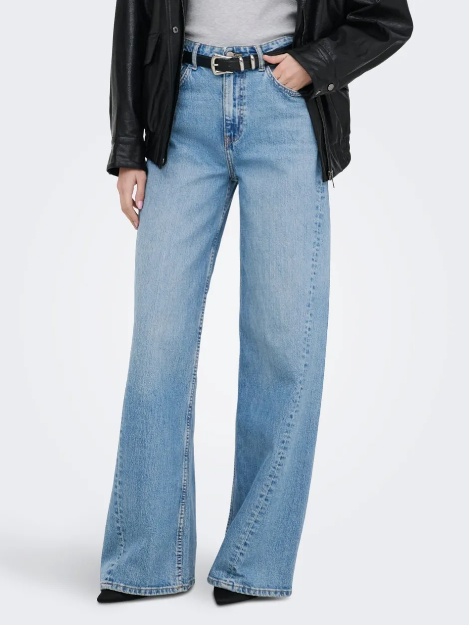 Best JDYCARINA Høj talje Wide leg fit Jeans Dame Jeans|Jeans