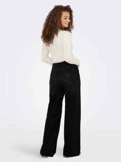 JDYCARINA Høj talje Wide leg fit Jeans Dame Jeans|Jeans