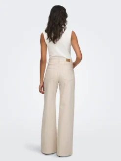 Discount JDYCARINA Høj talje Wide leg fit Jeans Dame Jeans|Jeans