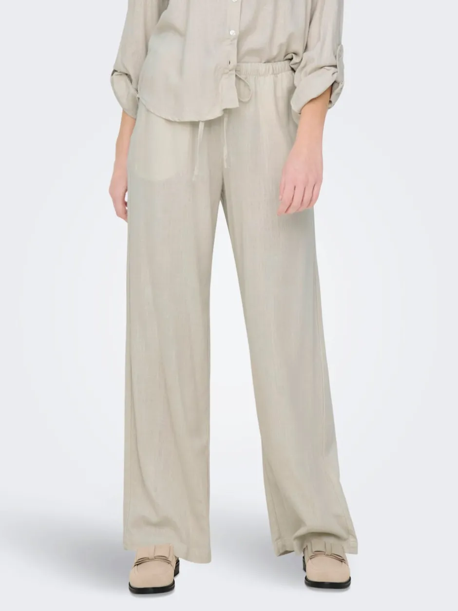 Online JDYCAYA Wide leg fit Hør Bukser Dame Bukser