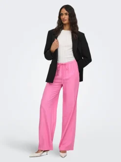 JDYCAYA Wide leg fit Hør Bukser Dame Bukser