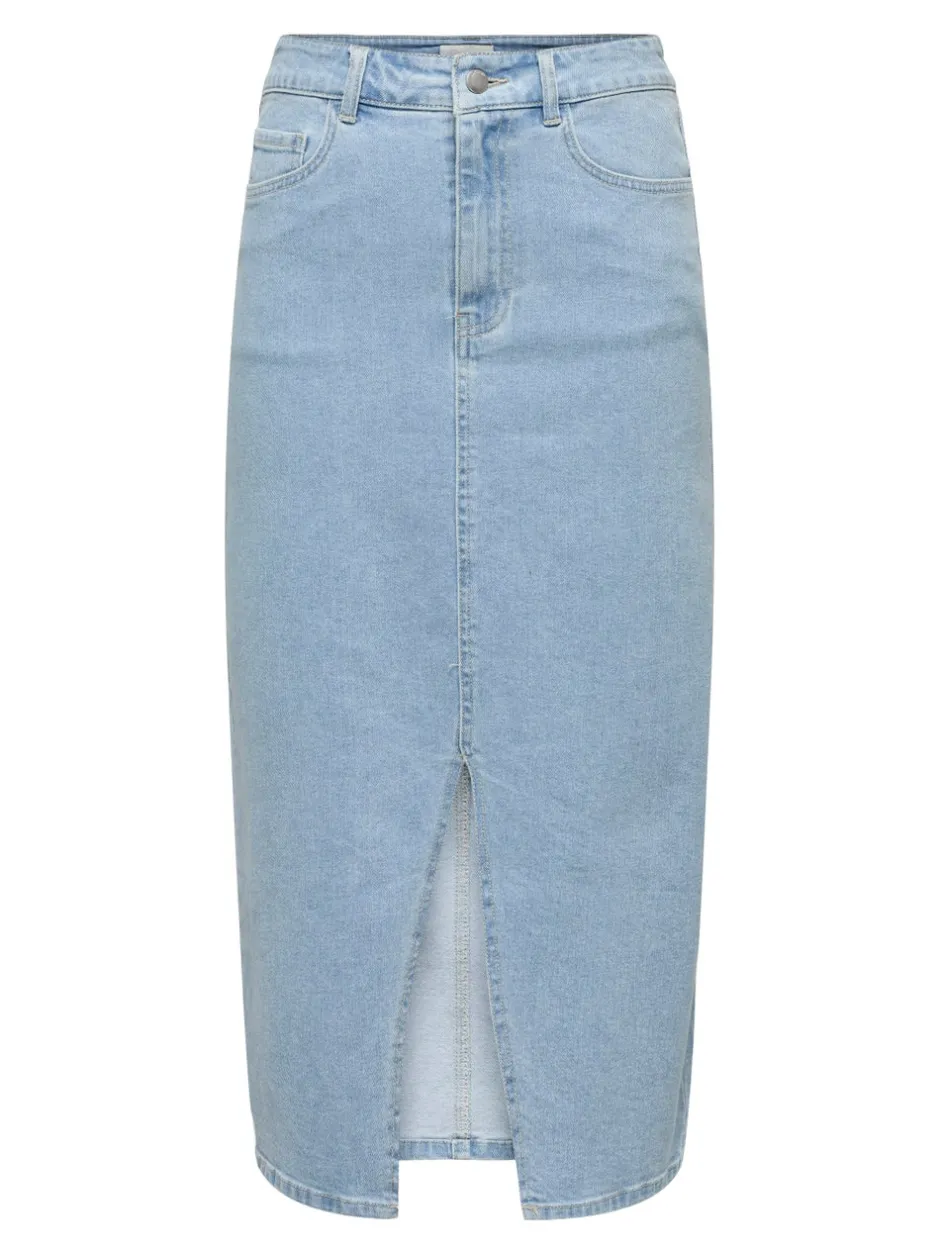 Outlet JDYDAKOTA Denim Denim-nederdel Midinederdel Dame Nederdele|Denimnederdele