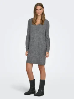 Best JDYELANORA Lang kjole Dame Strik & Cardigans|Kjoler