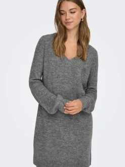 Best JDYELANORA Lang kjole Dame Strik & Cardigans|Kjoler