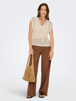 Hot JDYELLIS Top Dame Strik & Cardigans|Toppe