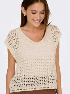 Hot JDYELLIS Top Dame Strik & Cardigans|Toppe
