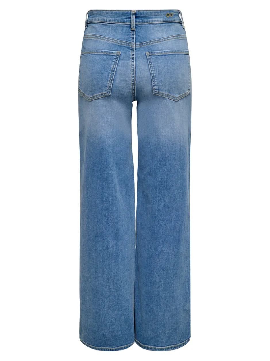 Discount JDYFELINA-FINA Høj talje Wide leg fit Jeans Dame Jeans|Jeans