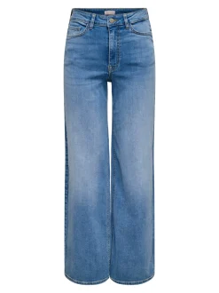 Discount JDYFELINA-FINA Høj talje Wide leg fit Jeans Dame Jeans|Jeans