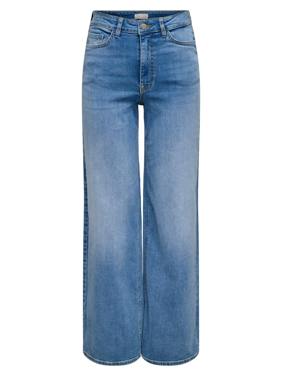 Discount JDYFELINA-FINA Høj talje Wide leg fit Jeans Dame Jeans|Jeans