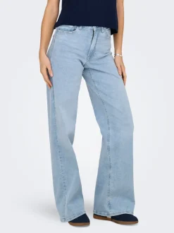 Discount JDYFELINA-FINA Høj talje Wide leg fit Jeans Dame Jeans|Jeans