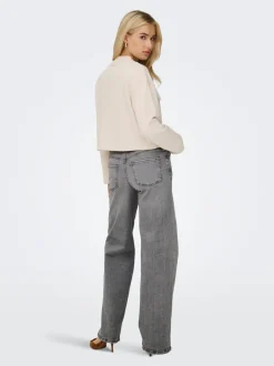 JDYFELINA-FINA Høj talje Wide leg fit Jeans Dame Jeans|Jeans