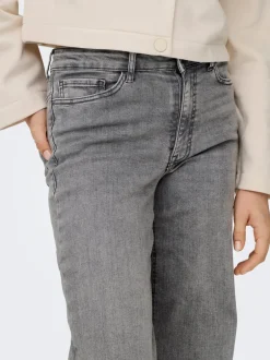 JDYFELINA-FINA Høj talje Wide leg fit Jeans Dame Jeans|Jeans