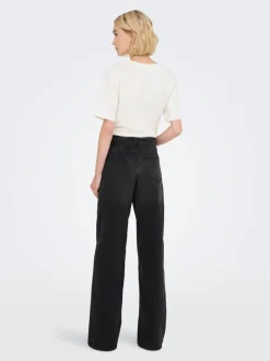 Hot JDYFELINA-FINA Høj talje Wide leg fit Jeans Dame Jeans|Jeans
