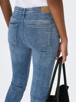 Online JDYFINA Mellemhøj talje Skinny fit Jeans Dame Jeans|Jeans