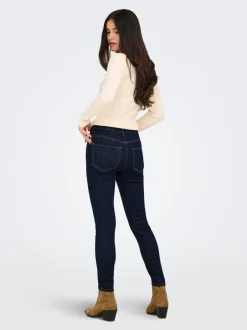 Best JDYFINA Mellemhøj talje Skinny fit Ankellængde Jeans Dame Jeans|Jeans